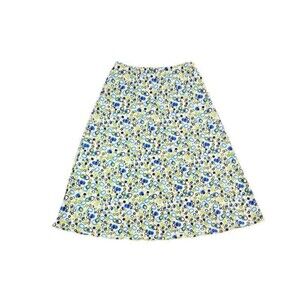 Haystacks A-Line Skirt Geometric Lettuce Hem Size XS Stretch Knit Michigan
